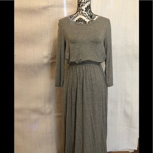 Reb & J 220 Grey Heather Maxi Dress Size Large
